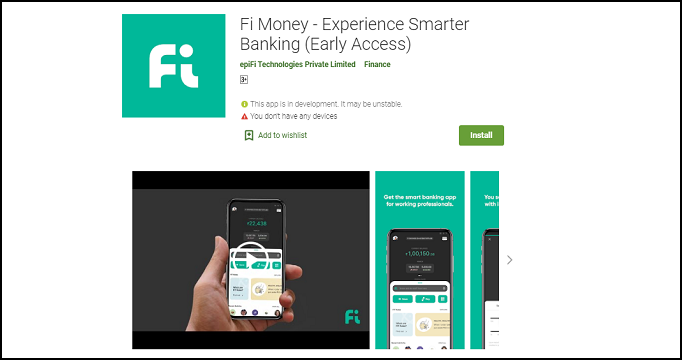 Fi App finance