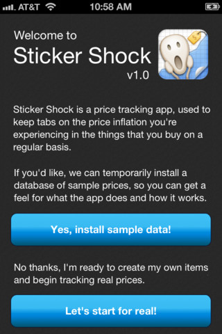 sticker shock