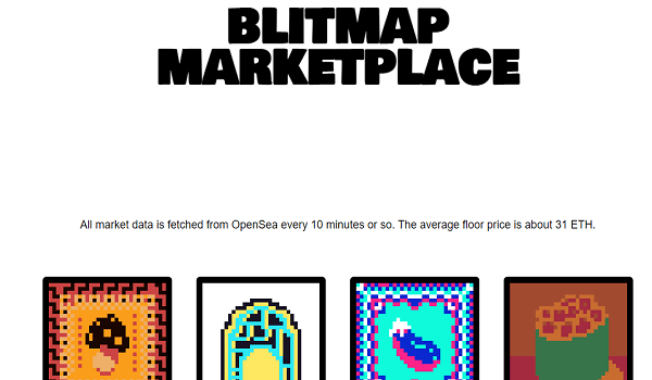 Blitmap NFTs Marketplace