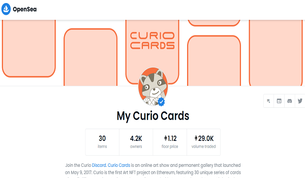 How To Buy My Curio Cards NFT