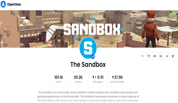 How To Buy The Sandbox NFTs