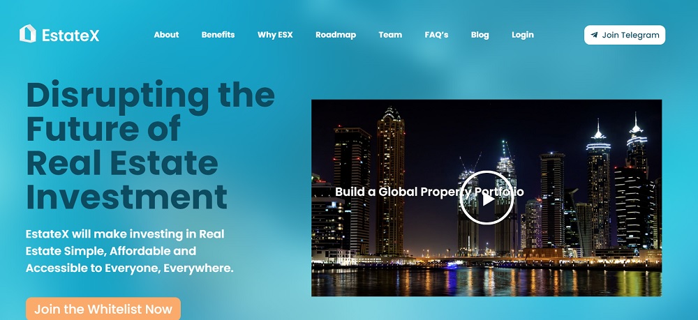 EstateX (ESX) - New Real Estate Crypto Presale Project In August 2022
