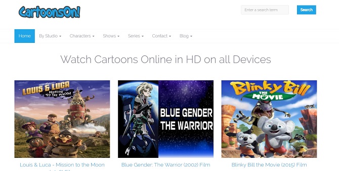 Cartoons On - Features An Extensive List Of Genres To Watch Cartoons Online
