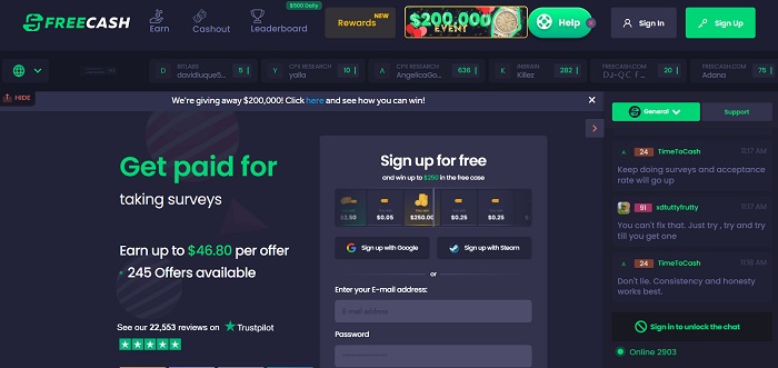 Freecash - A Trusted Platform To Generate And Earn Money Online