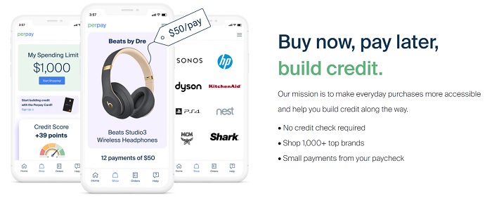 PerPay App Like Quadpay With Its Own Online Marketplace