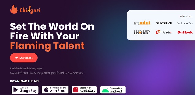 Chingari Indian-Made TikTok Alternative App