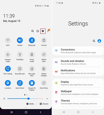 Android Settings Option