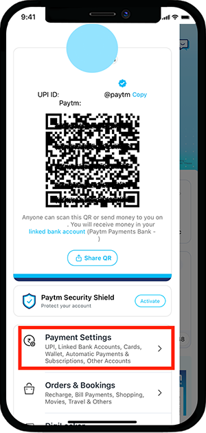 Paytm Payment Settings