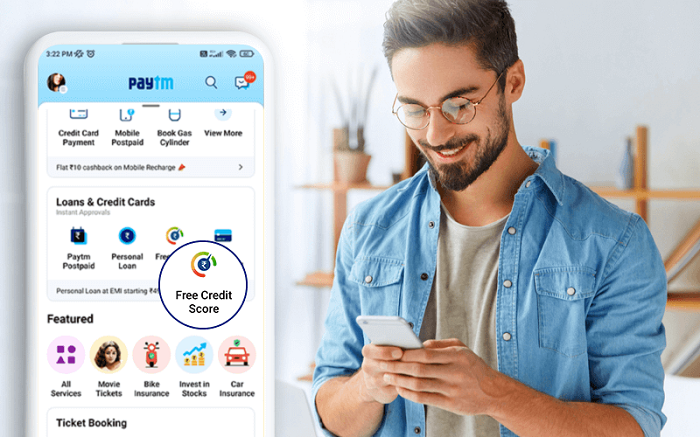 how to check the CIBIL score in Paytm