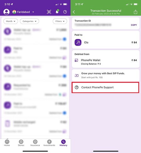 How To Delete History On PhonePe
