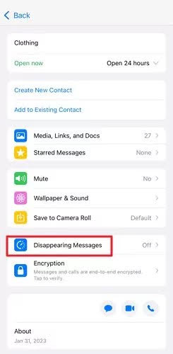 How To Make Messages Disappear On WhatsApp
