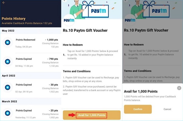 How To Redeem Paytm First Points