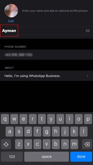 How To Add Your Name On WhatsApp Methods