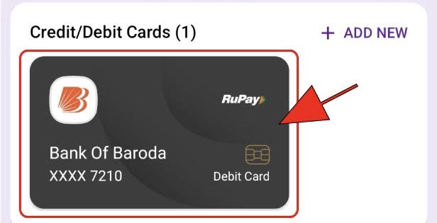 How To Remove Credit Cards From PhonePe