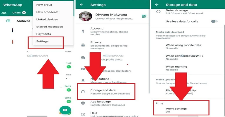 Set-up-a-Proxy-Server-for-Whatsapp on android
