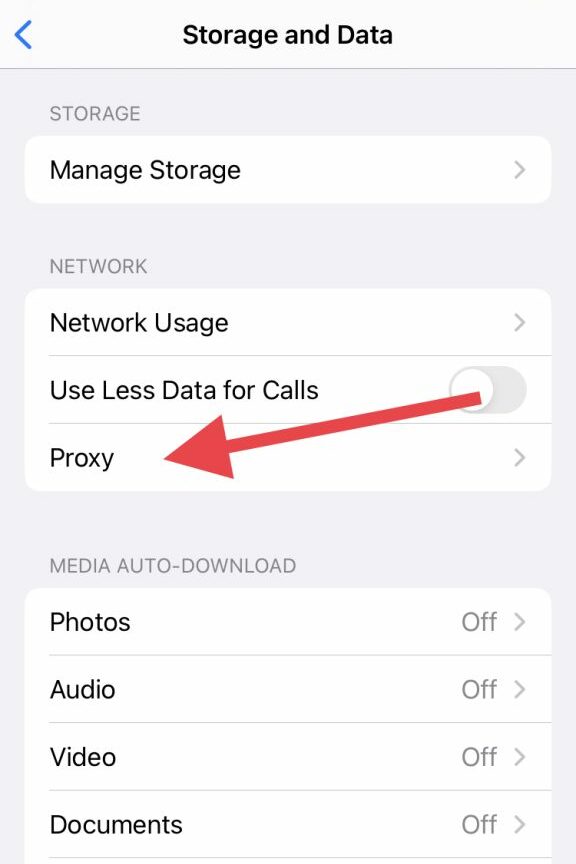 whatApp-proxy step 3 iphone